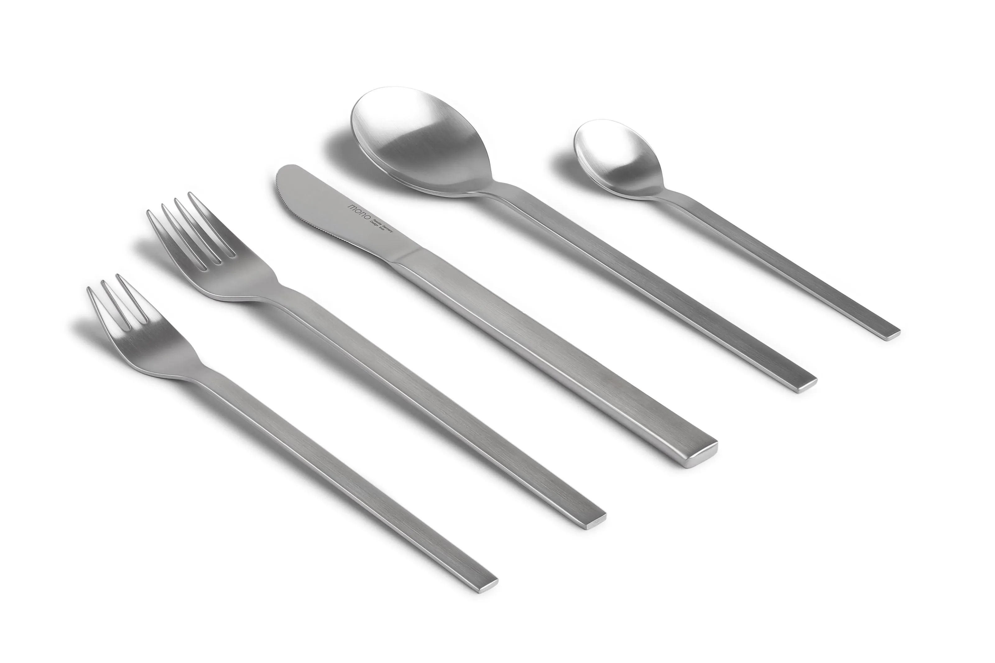 Mono A - Stainless Steel Flatware Set (Classic Short Knife), 20pc