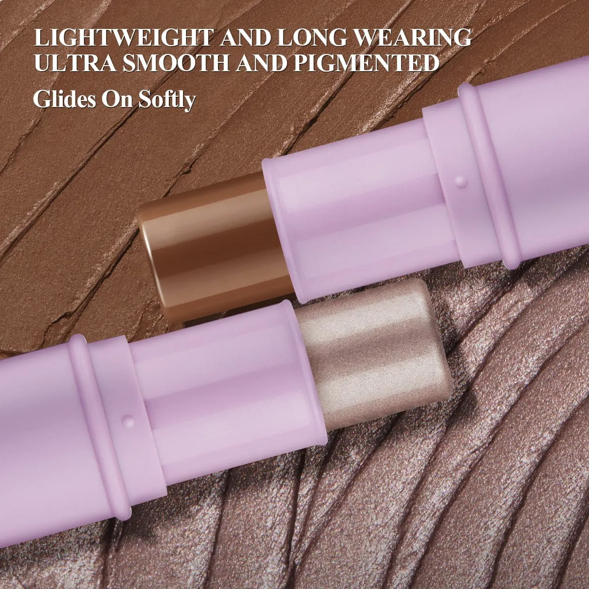 Multi Makeup Stick(2pcs)-Higlighter & Contour Stick