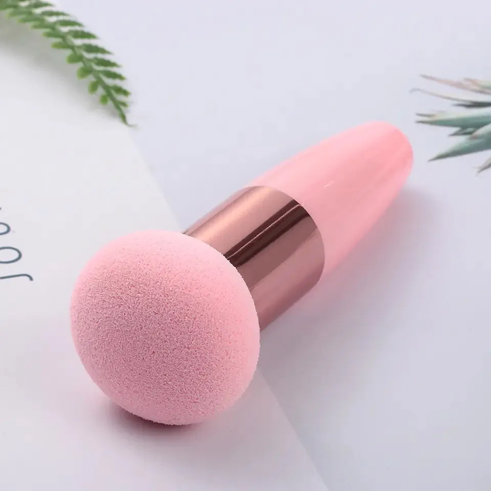 Mushroom Head Puff Blender Beauty Cosmetic Sponge With Handle