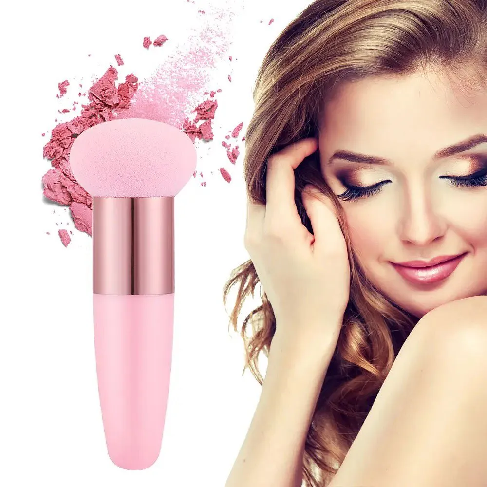 Mushroom Head Puff Blender Beauty Cosmetic Sponge With Handle
