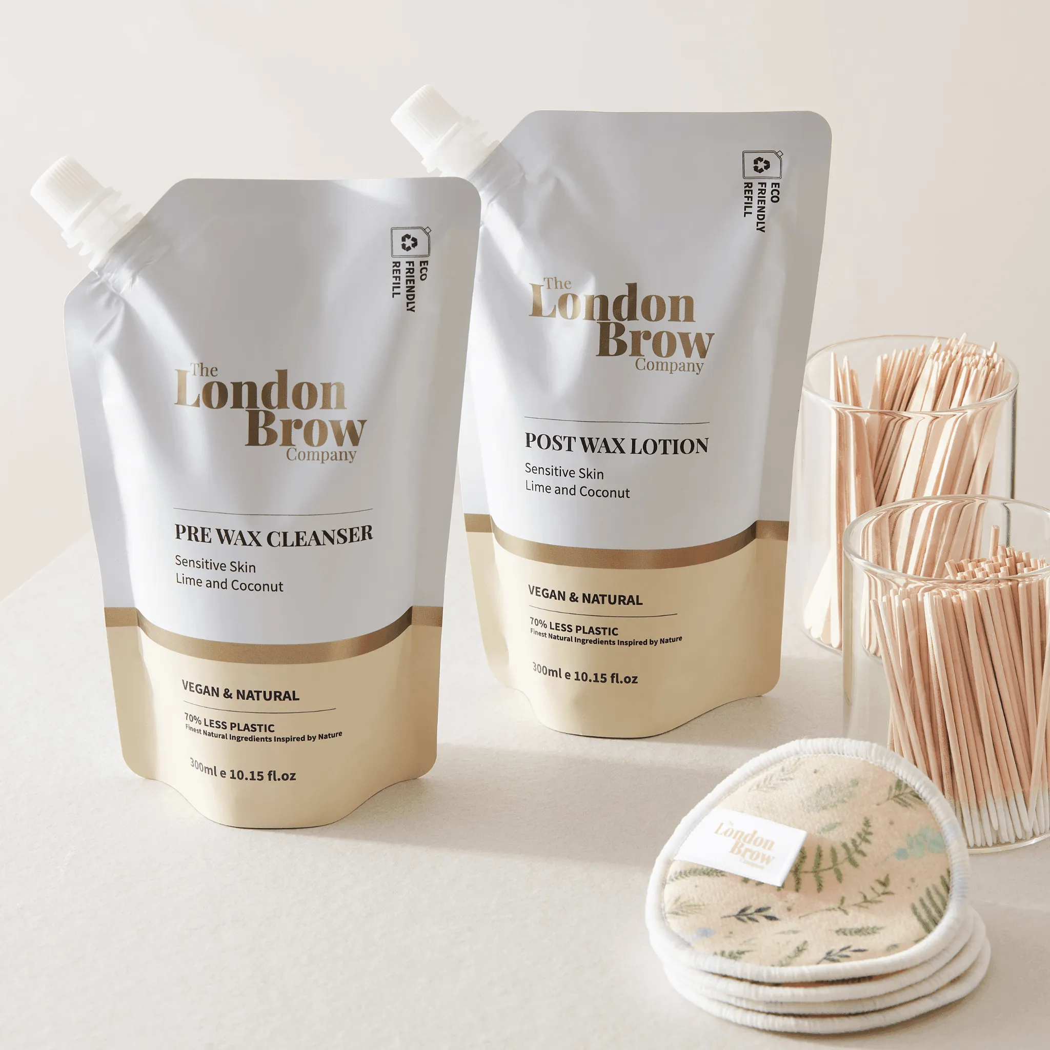 Natural Post Wax Soothing Lotion - London Brow Refill Pouch