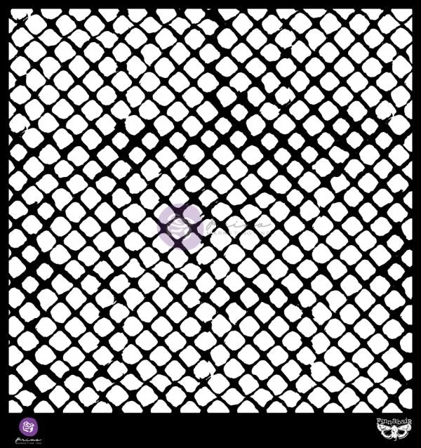 Netting Stencil | Redesign with Prima | Coastal and Mermaid | 12 x 12 inches