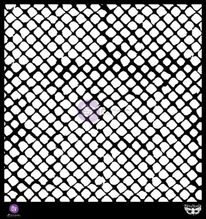 Netting Stencil | Redesign with Prima | Coastal and Mermaid | 12 x 12 inches