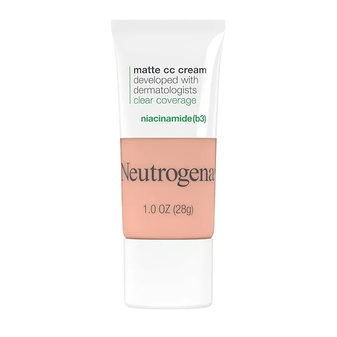 Neutrogena - Clear Coverage Flawless Matte CC Cream - Niacinamide - 28g