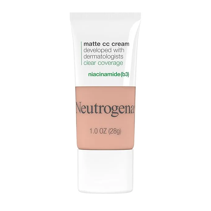 Neutrogena - Clear Coverage Flawless Matte CC Cream - Niacinamide - 28g