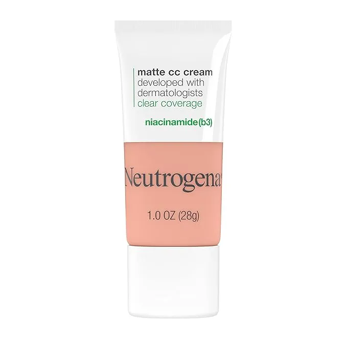 Neutrogena - Clear Coverage Flawless Matte CC Cream - Niacinamide - 28g