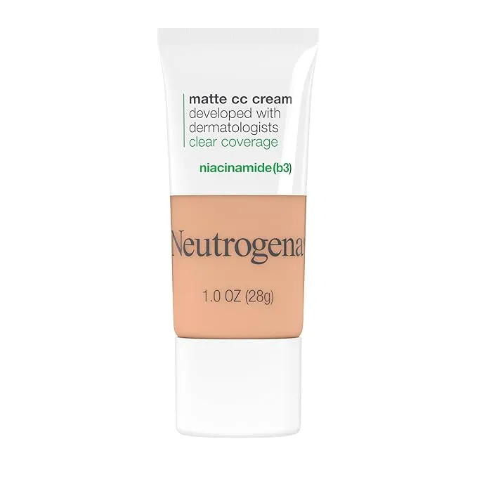 Neutrogena - Clear Coverage Flawless Matte CC Cream - Niacinamide - 28g