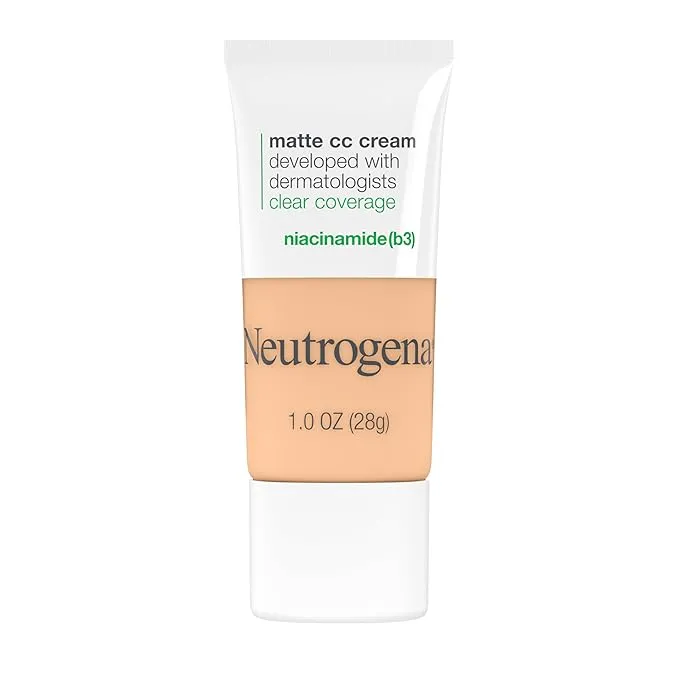 Neutrogena - Clear Coverage Flawless Matte CC Cream - Niacinamide - 28g