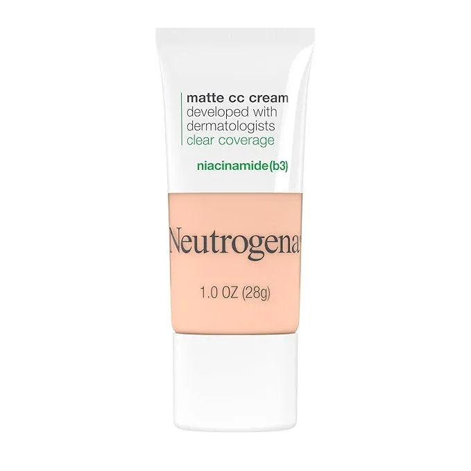 Neutrogena - Clear Coverage Flawless Matte CC Cream - Niacinamide - 28g
