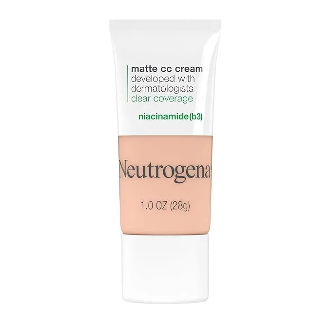 Neutrogena - Clear Coverage Flawless Matte CC Cream - Niacinamide - 28g