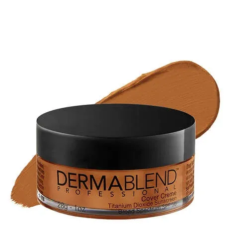 New Dermablend Cover Creme High-performance cream foundation for maximum coverage with SPF 30, colour 60N Cafe Brown, Retails $60 