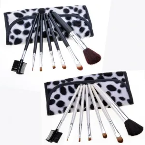 New Professional Makeup Cosmetic Brush Tool Set Eyebrow Brush Eye Shadow Brush   Portable Kit Pouch