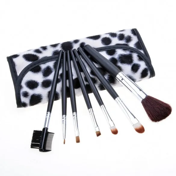 New Professional Makeup Cosmetic Brush Tool Set Eyebrow Brush Eye Shadow Brush   Portable Kit Pouch