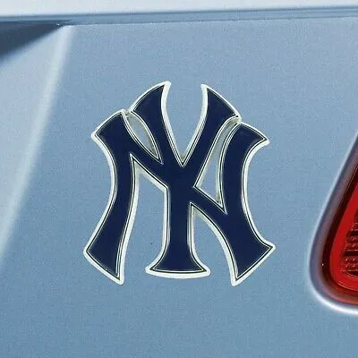 New York Yankees - Logo 3" x 3.2" Metal Auto Emblem