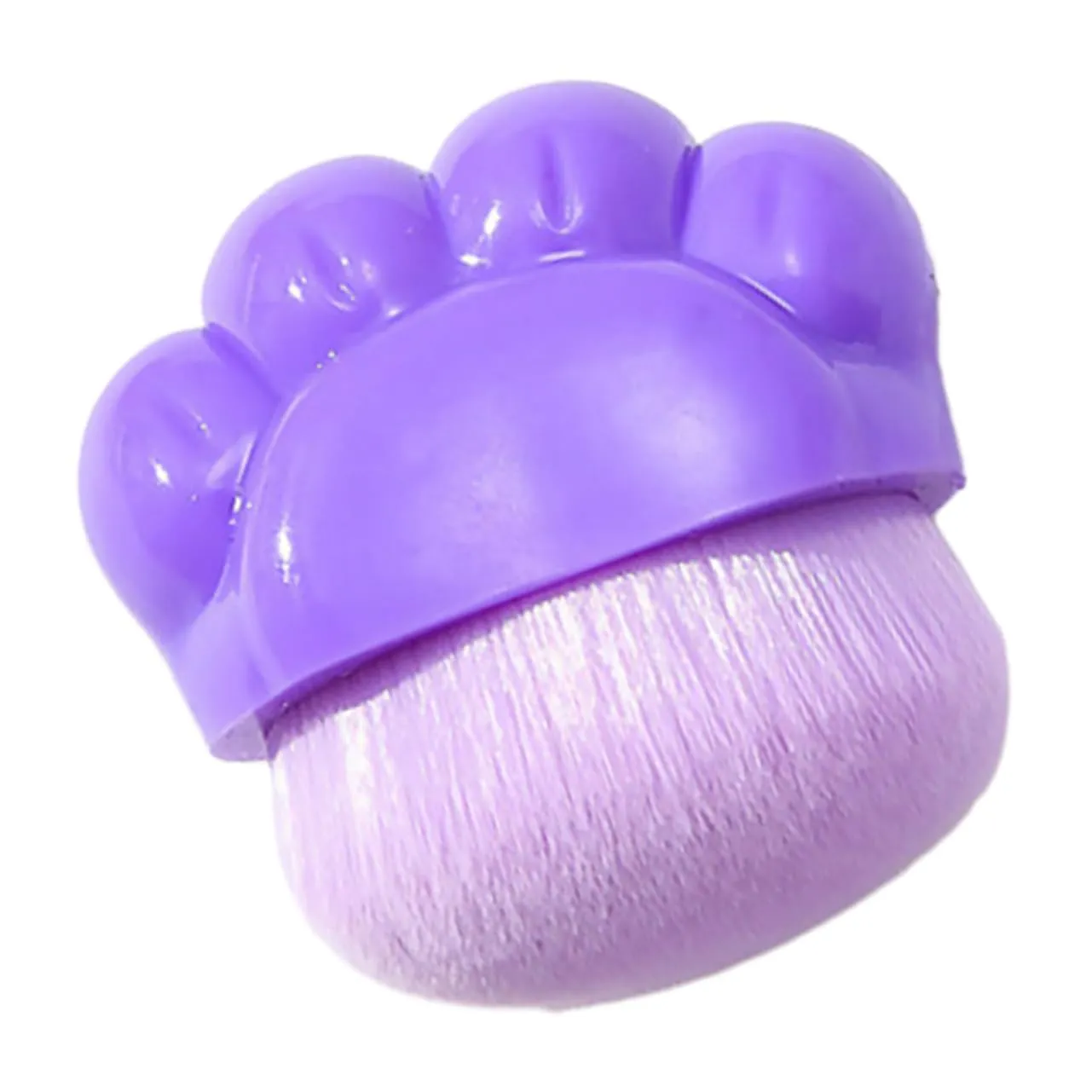 NOLITOY Portable Cat Claw Makeup Brush for Foundation Concealer Soft Bristles for Seamless Blending for Travel Professional Everyday Use for Loose Powder