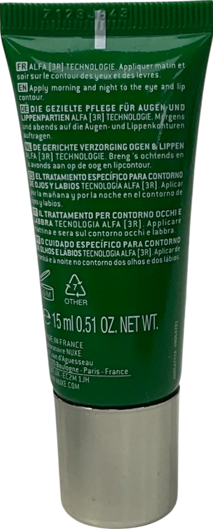 Nuxe The Targeted Eye And Lip Contour Cream 15ml