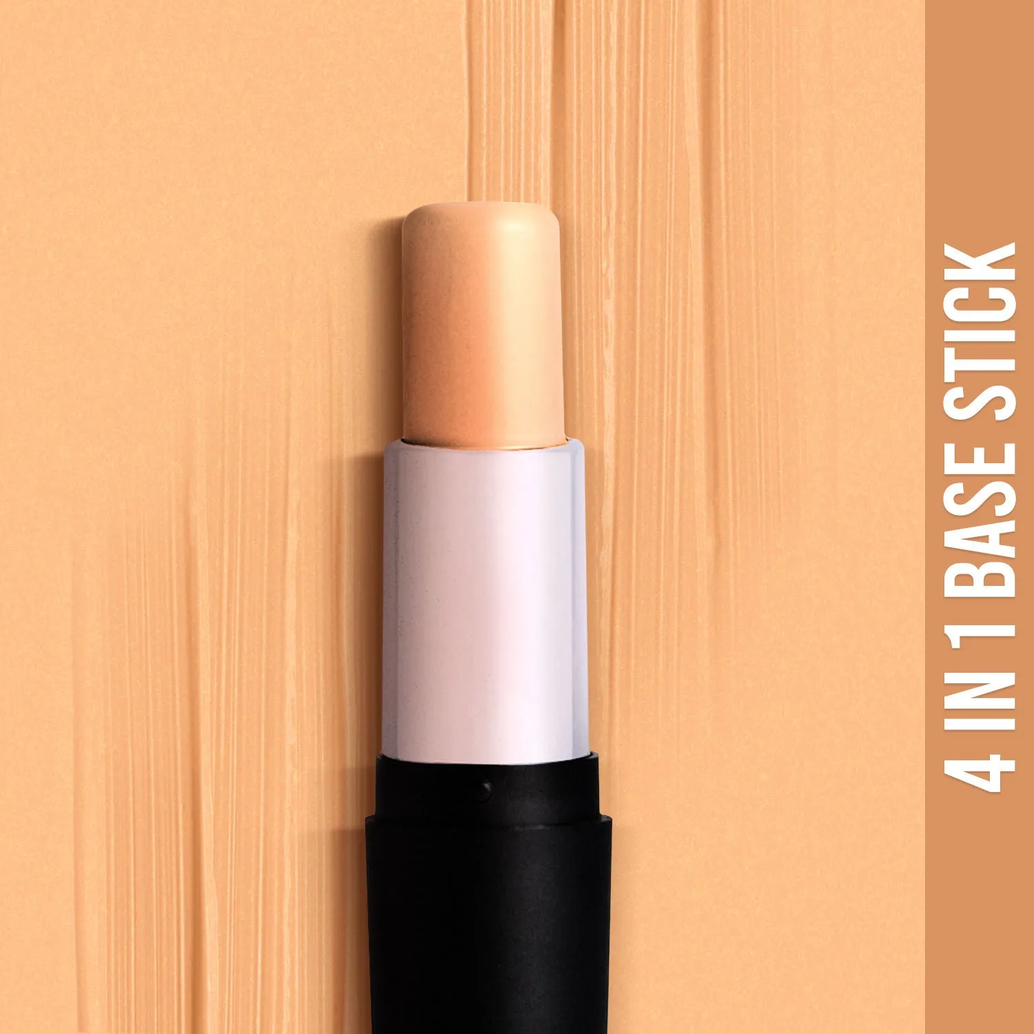 NY Bae All In One Stick - Long Island Bisque T 19 | Foundation Concealer Contour Colour Corrector Stick | Fair Skin | Creamy Matte Finish | Enriched With Vitamin E | Covers Blemishes & Dark Circles | Medium Coverage | Cruelty Free