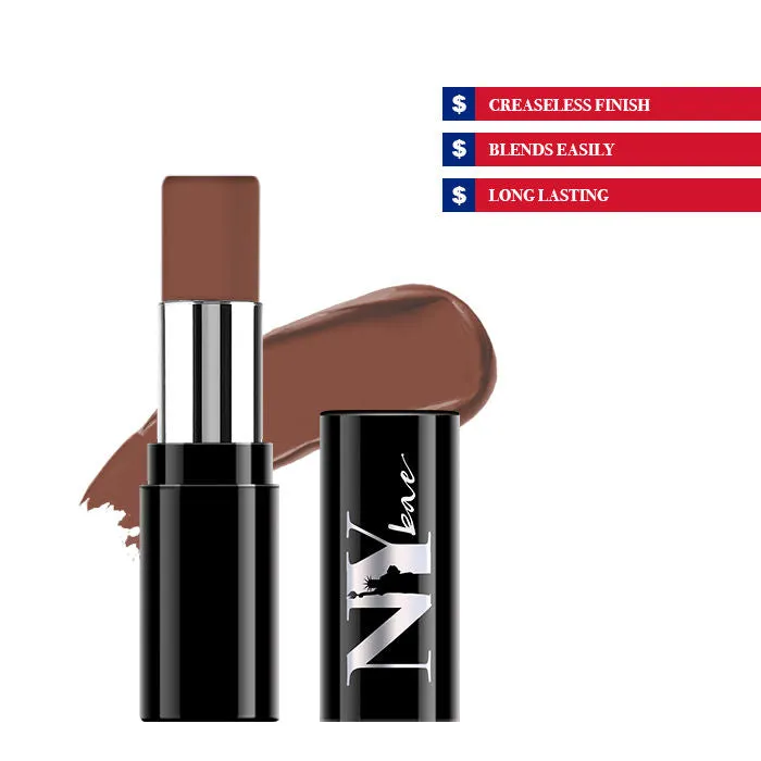 NY Bae Castor Oil Infused Foundation Concealer Colour Corrector Stick, For Dark Skin, Hiding in City Hall - The Hazelnut Secret Treasures 26 (4.8 g)