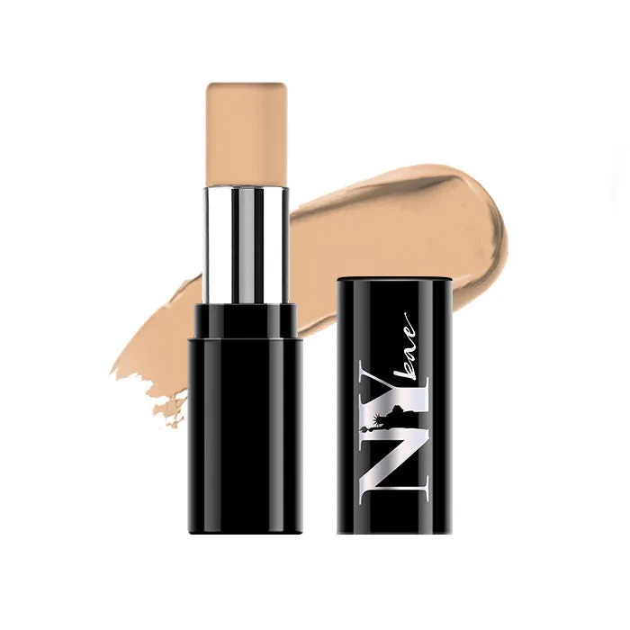 NY Bae Castor Oil Infused Foundation Concealer Colour Corrector Stick, For Fair - Wheatish Skin, Hiding in City Hall - The Beige Secret Treasures 3 (4.8 g)