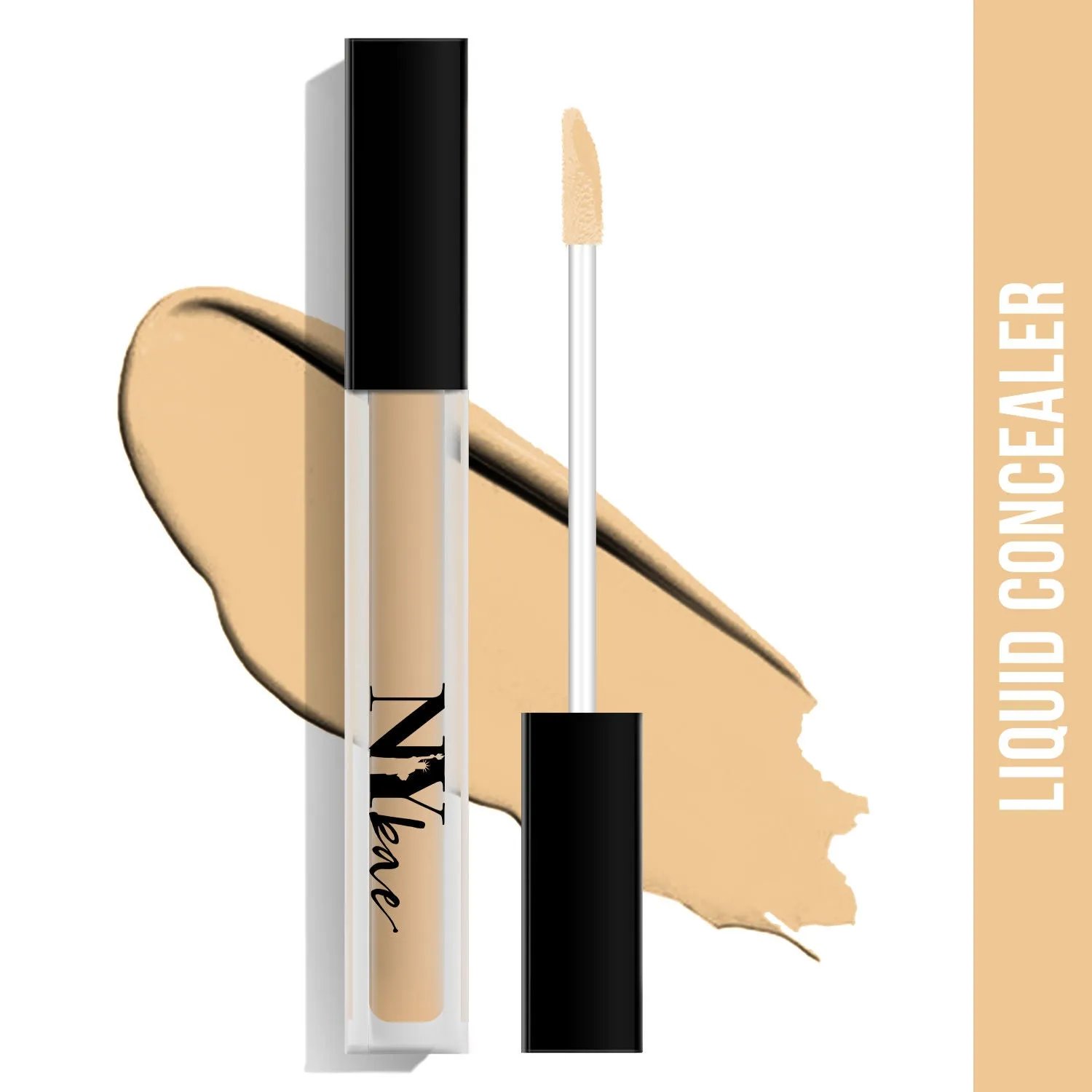 NY Bae Conceal & Conquer Liquid Concealer - Beige 04 (4 ml) | Fair Skin | Hides Imperfections | Full Coverage | Long Wear | Water Resistant