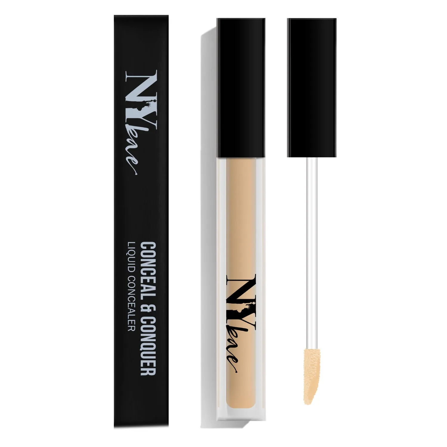 NY Bae Conceal & Conquer Liquid Concealer - Beige 04 (4 ml) | Fair Skin | Hides Imperfections | Full Coverage | Long Wear | Water Resistant