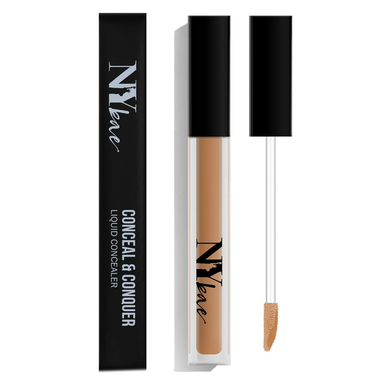 NY Bae Conceal & Conquer Liquid Concealer - Cocoa Powder 07 (4 ml) | Dusky Skin | Hides Imperfections | Full Coverage | Long Wear | Water Resistant