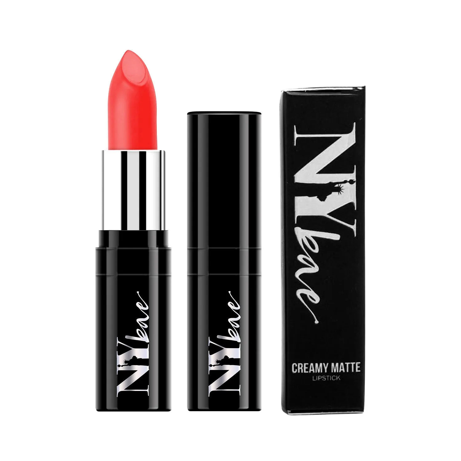 NY Bae Lipstick  Creamy Matte  Orange - Central Park After Dark 8