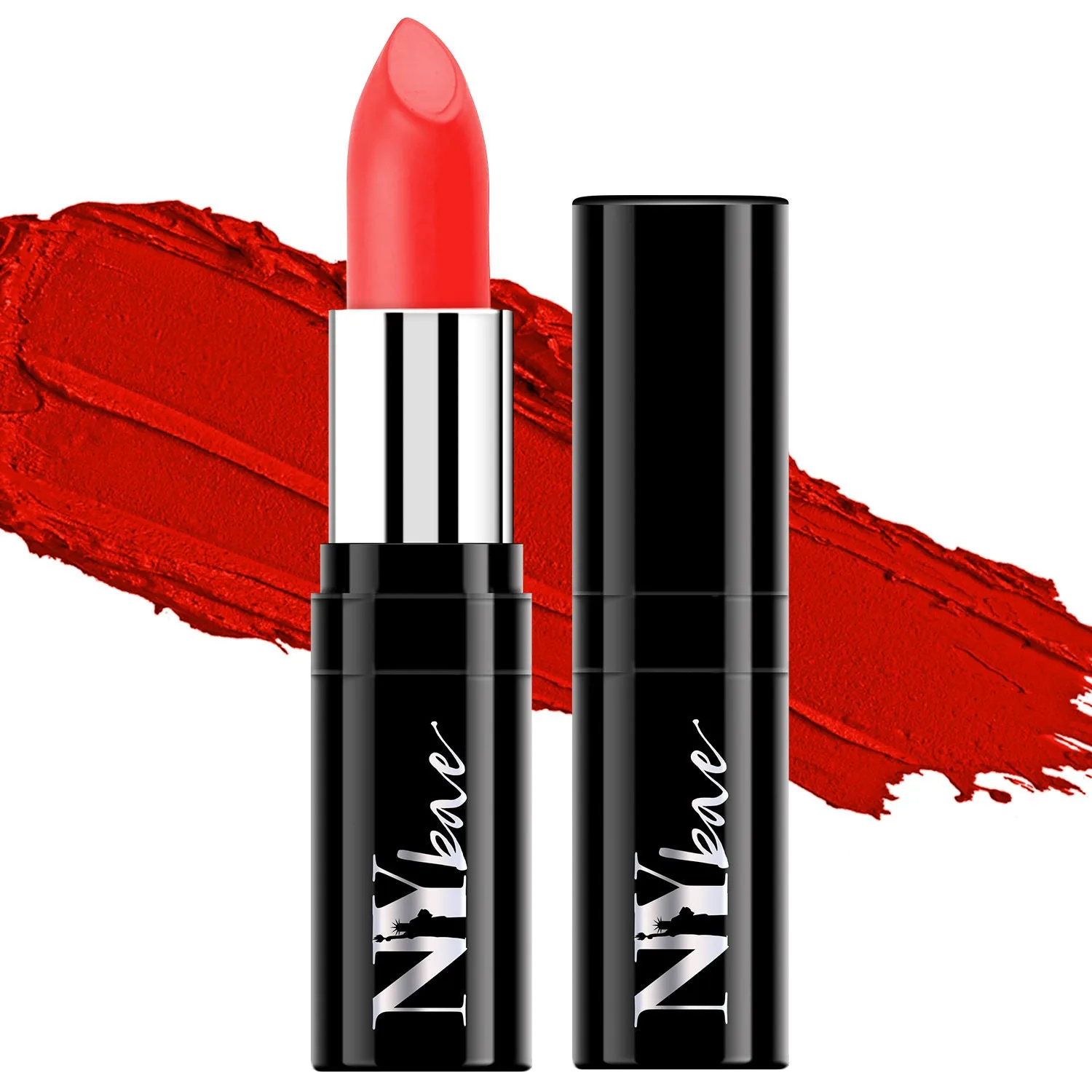 NY Bae Lipstick  Creamy Matte  Orange - Central Park After Dark 8