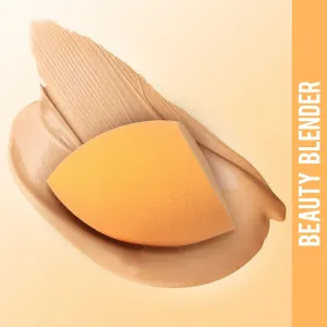 NY Bae Pro Beauty Blender | One Cut Olive Blender | Orange | Flawless Makeup Application | Maximum Coverage - Dreamy 05