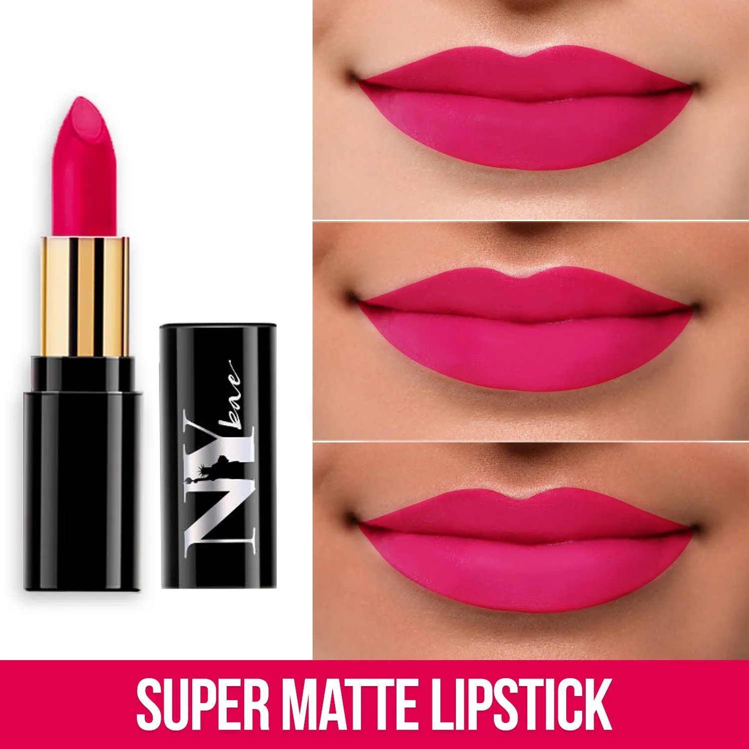 NY Bae Super Matte Lipstick, Pink - Savage Salma 5