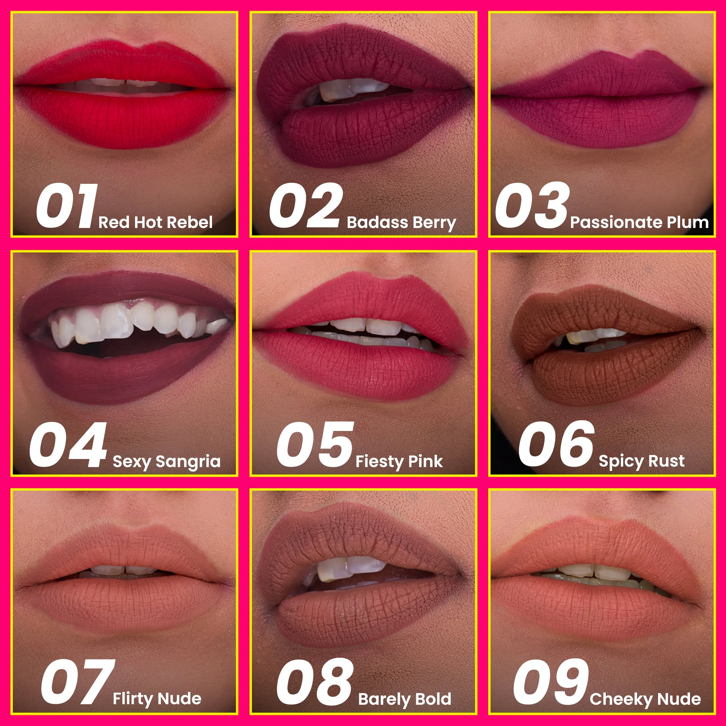 NY Bae Velvet Mousse Liquid Lipstick - Sexy Sangria 04 (6.5ml) | Velvet Matte Finish | Transferproof | Smudgeproof | Ultra Light | Smooth | Moisturising Wine Lipstick