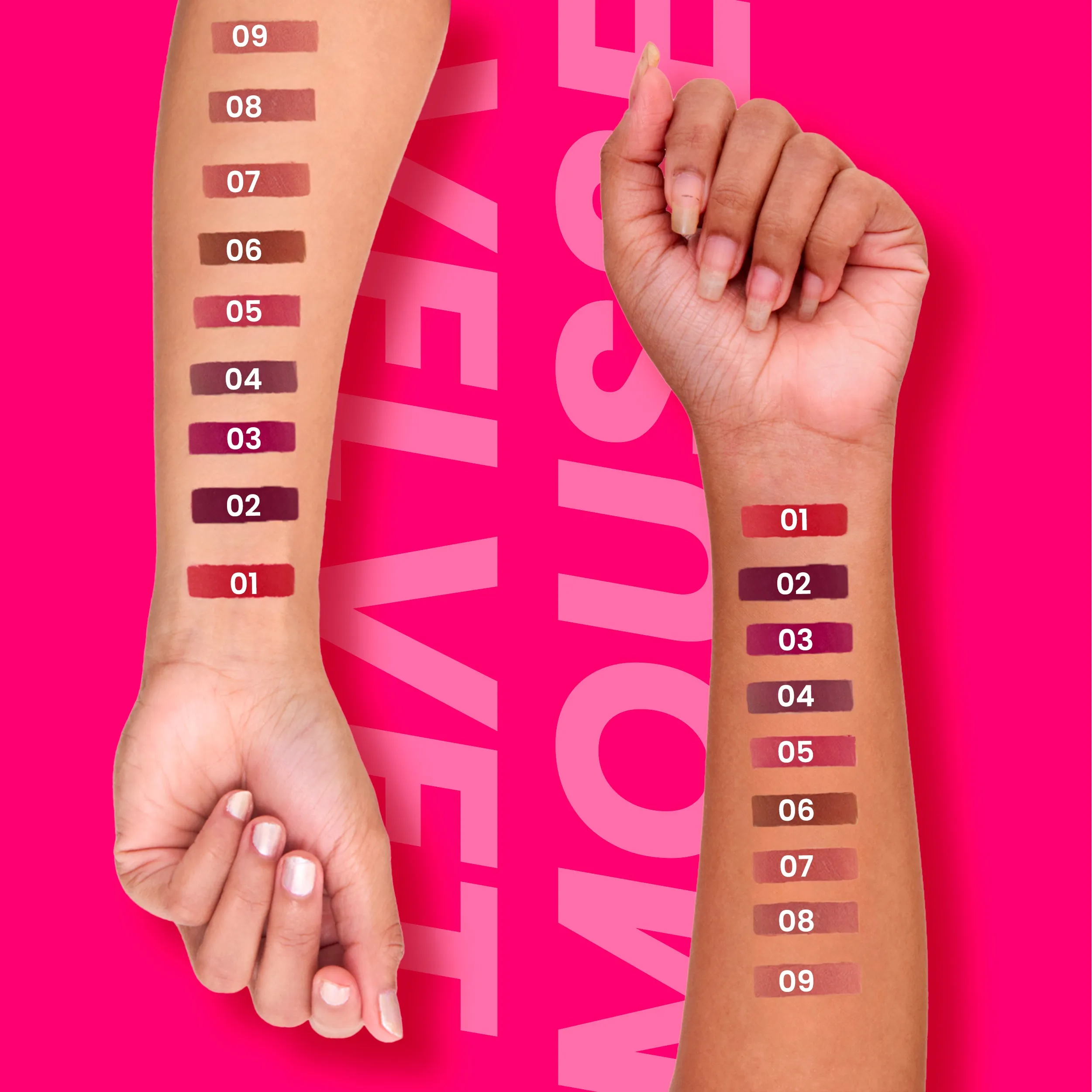 NY Bae Velvet Mousse Liquid Lipstick - Sexy Sangria 04 (6.5ml) | Velvet Matte Finish | Transferproof | Smudgeproof | Ultra Light | Smooth | Moisturising Wine Lipstick