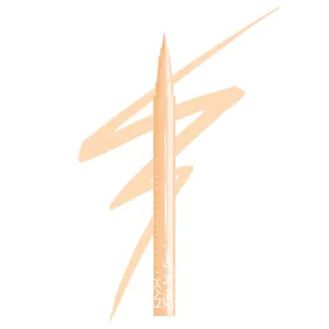 NYX Professional Makeup Epic Ink Liner, Waterproof Liquid Eyeliner, Flake Resistant & Smudge-Proof Formula, Flexible Brush Tip, Intense Pigment, Matte Finish, Shade: Marshmallow (Cream)