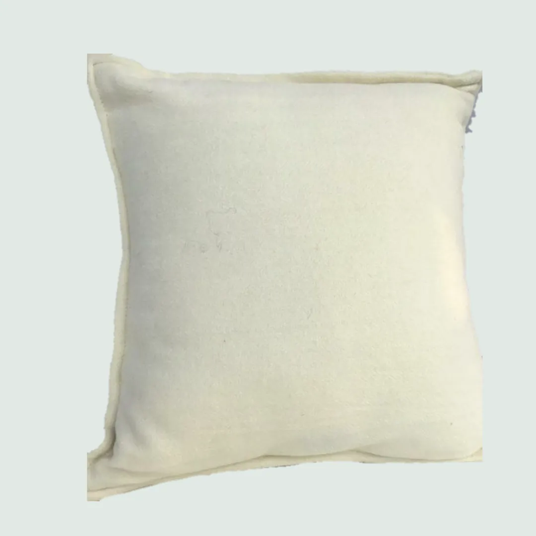 Off-White Simple Cushion Cover | 100% Organic Wool