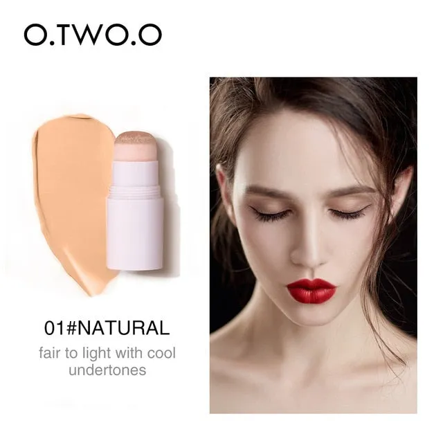 O.TWO.O Concealer Stick Full Cover Air Cushion Contour Face Makeup Waterproof Lasting Hide Pore Blemish Bronzer Stick Cosmetics