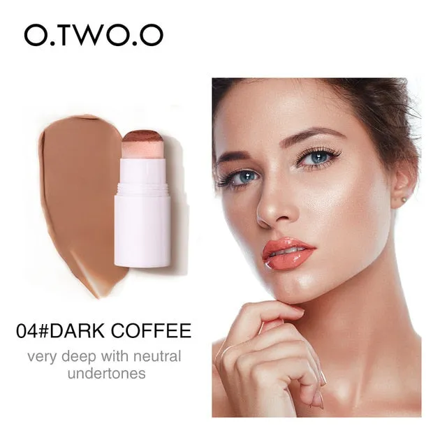 O.TWO.O Concealer Stick Full Cover Air Cushion Contour Face Makeup Waterproof Lasting Hide Pore Blemish Bronzer Stick Cosmetics