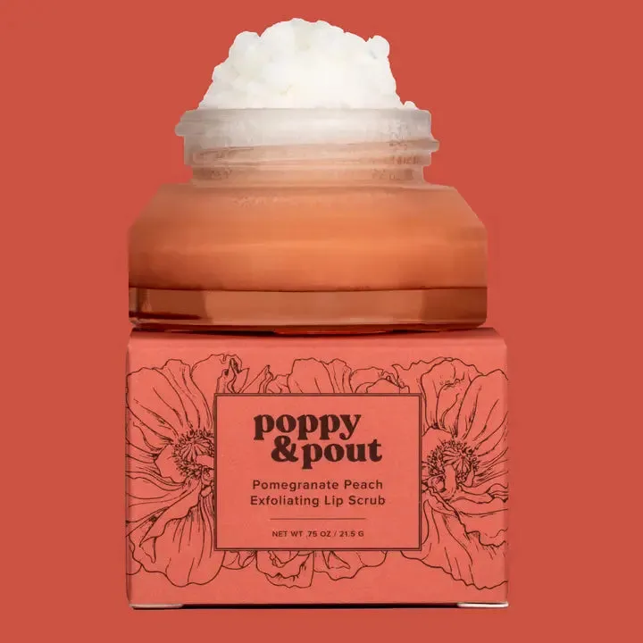 P&P Pomegranate Peach Lip Scrub