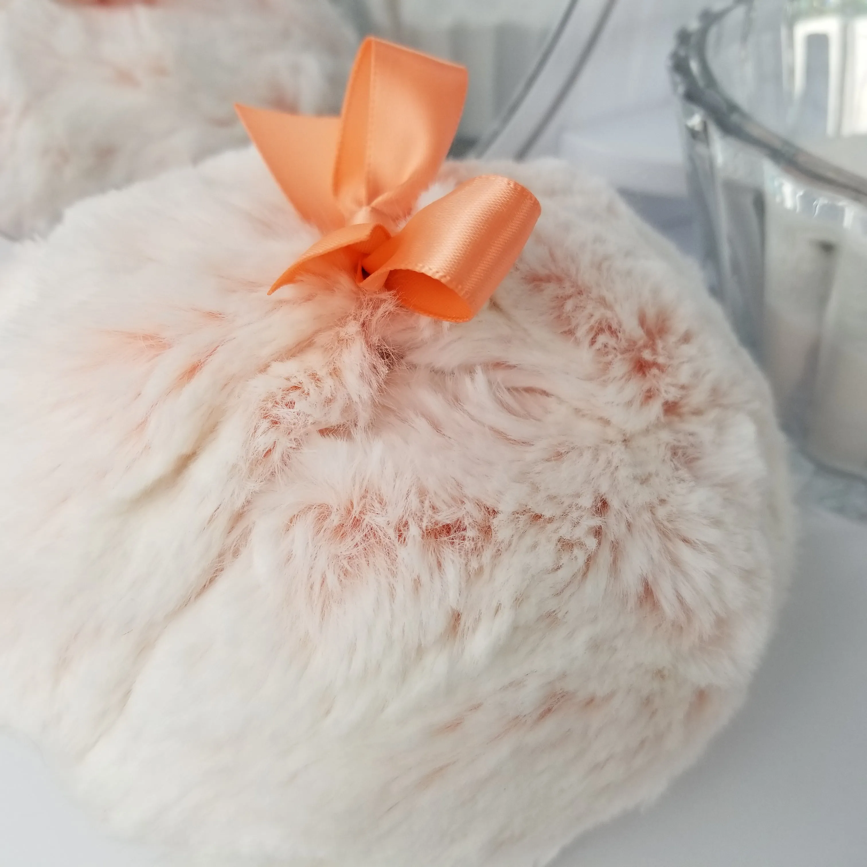 PEACH Body Powder Puff- large 5 inch