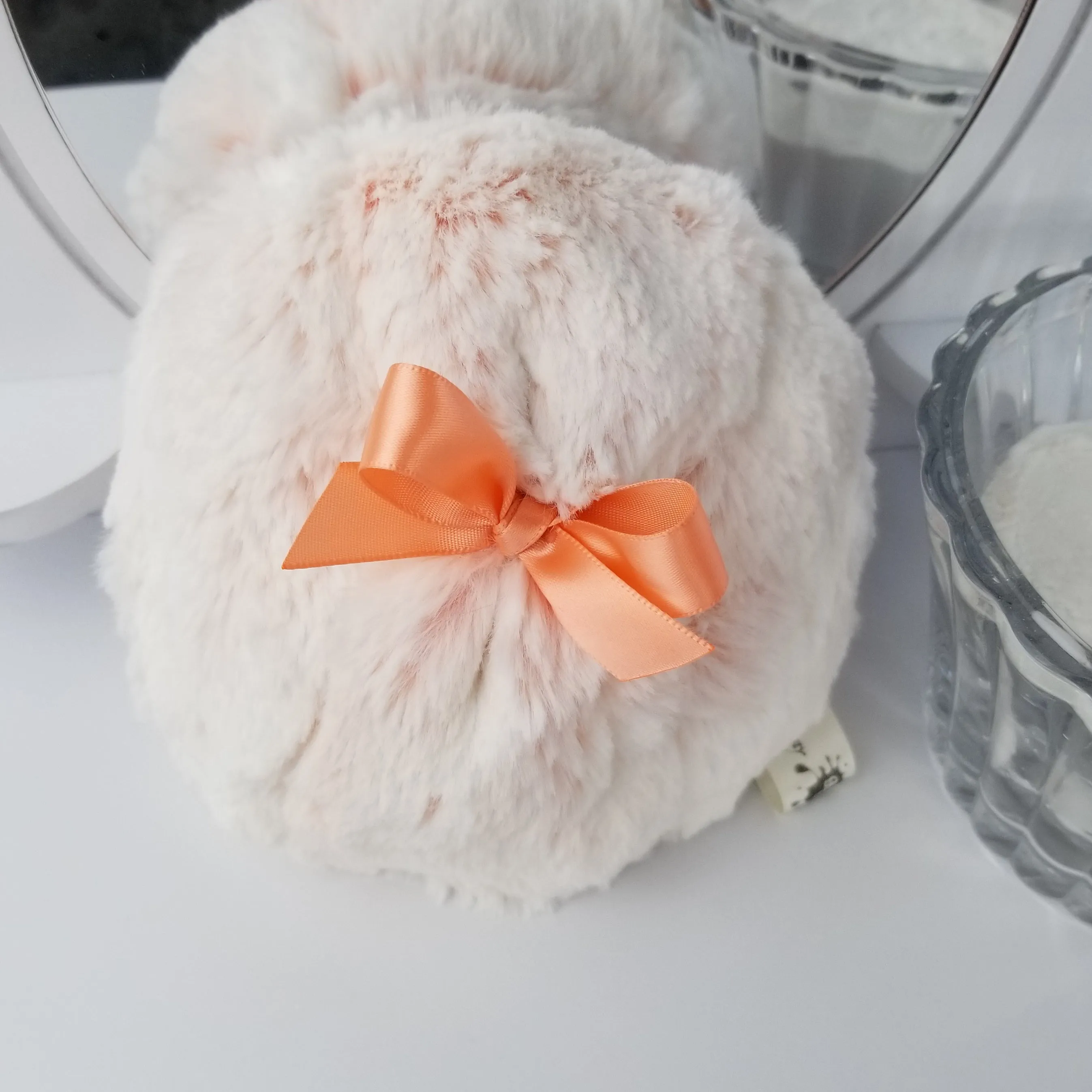 PEACH Body Powder Puff- large 5 inch