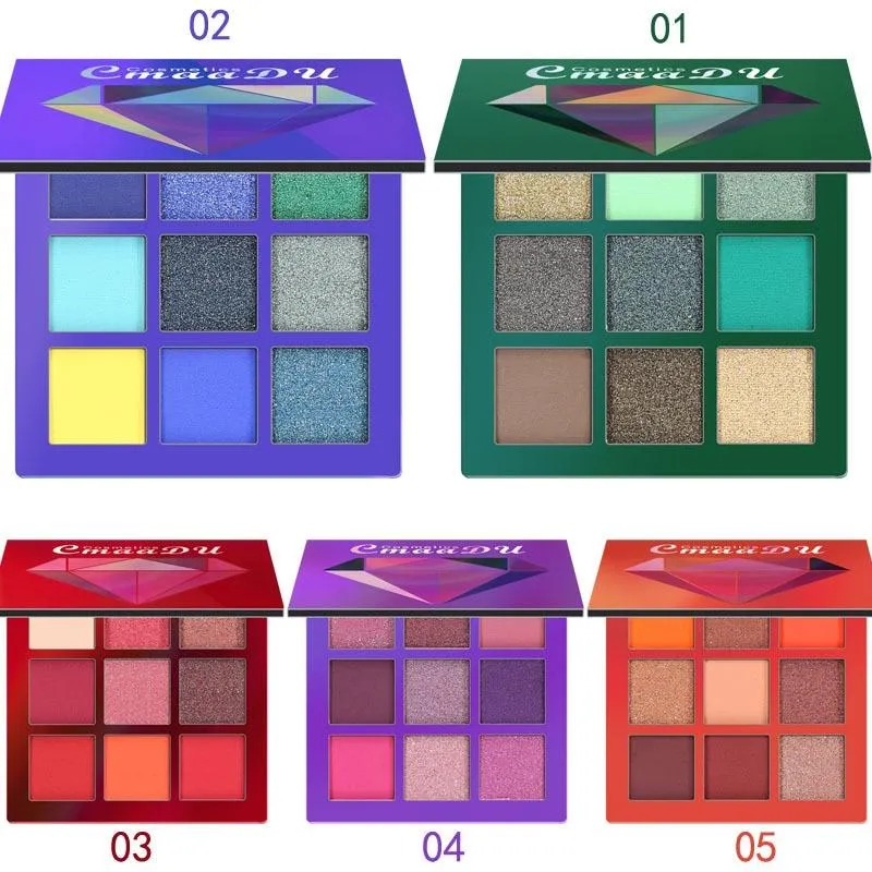 Pigmented Eyeshadow Shimmer Palette