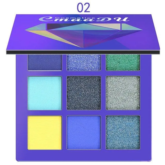 Pigmented Eyeshadow Shimmer Palette