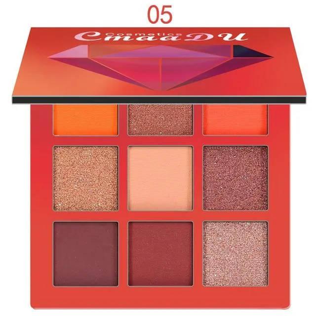 Pigmented Eyeshadow Shimmer Palette