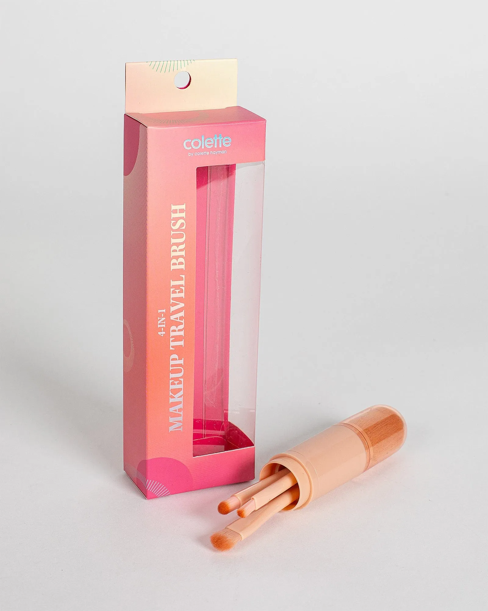 Pink Travel Make Up Brush Pack