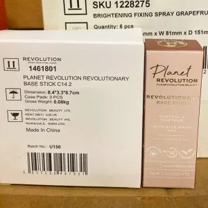 Planet Revolution Revolutionary Base Stick Conceal & Contour with Rice Bran Wax 0.15OZ (30 Pcs Lot)