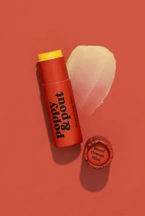 Poppy & Pout Blood Orange Mint Lip Balm
