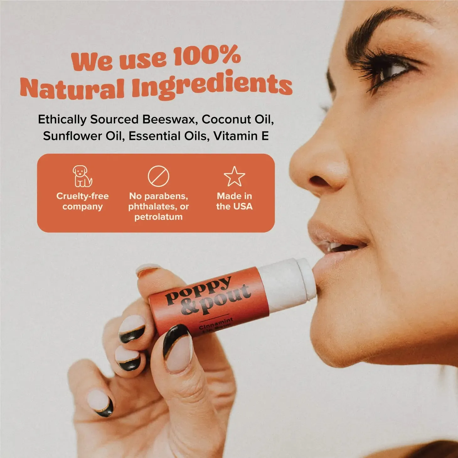 Poppy & Pout - Marshmallow Creme Lip Balm