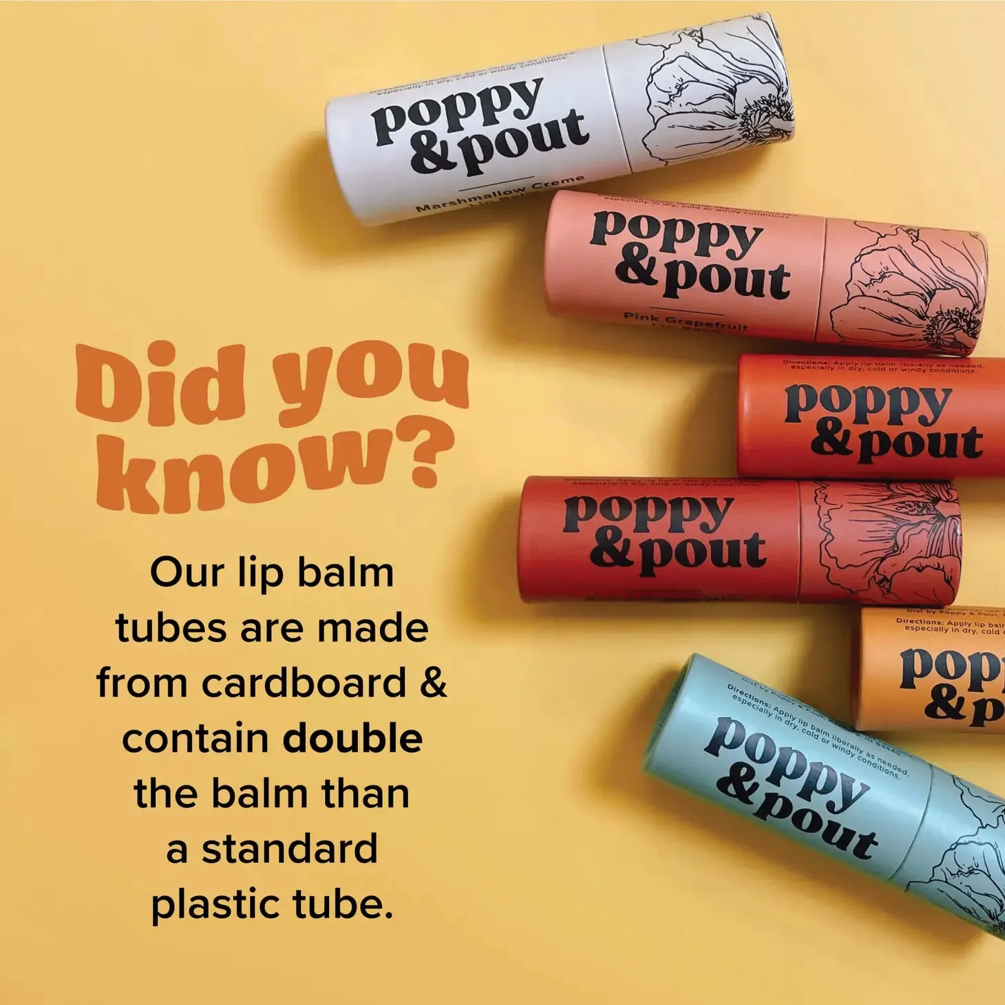 Poppy & Pout - Marshmallow Creme Lip Balm