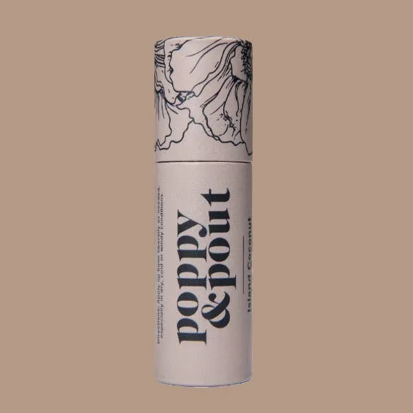 Poppy   Pout - Island Coconut Lip Balm