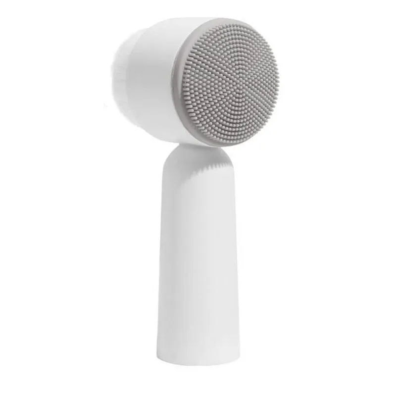 Portable Double-Sided Silicone Facial Cleanser Brush