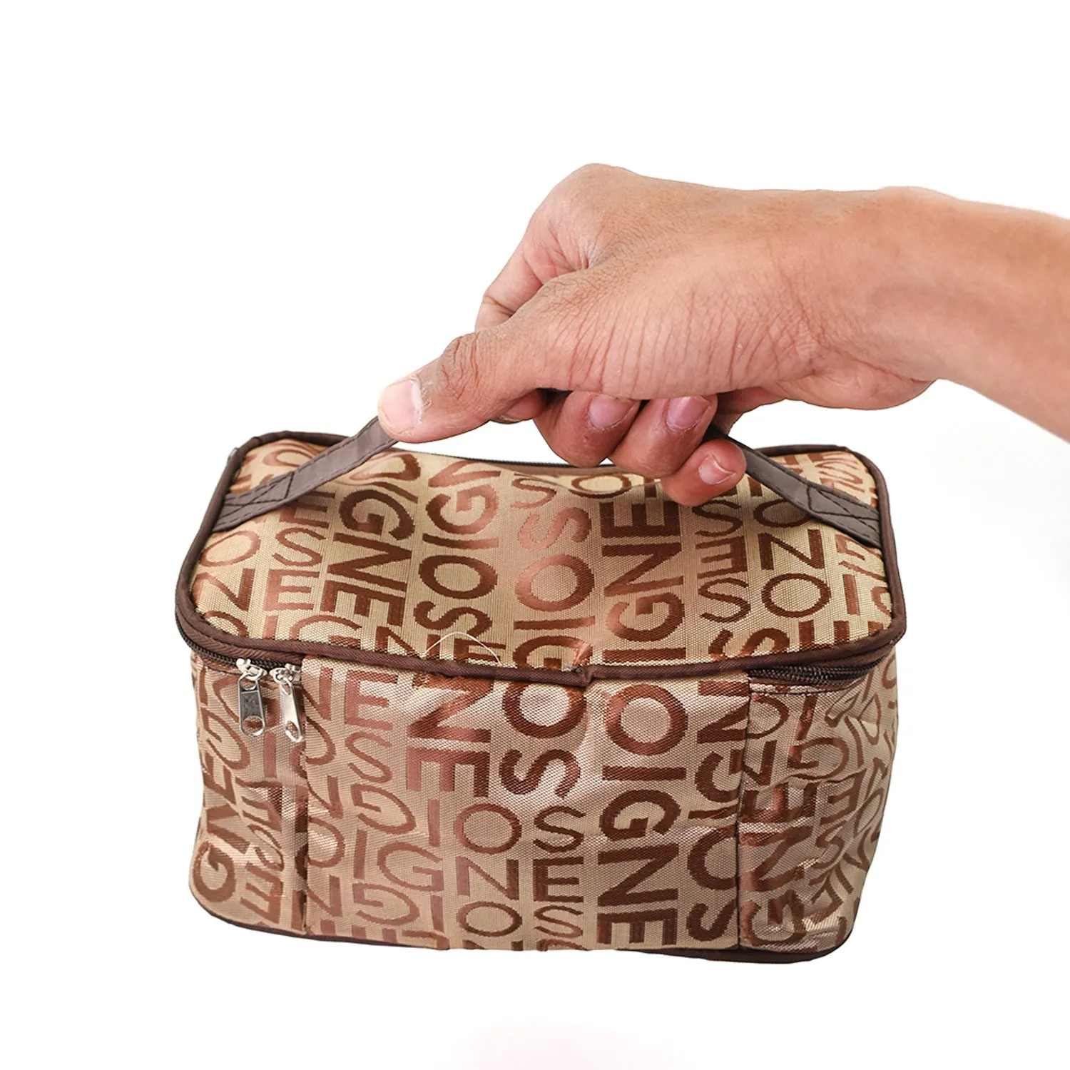 Portable Makeup Bag widely used by women’s for storing their makeup equipment’s and all while travelling and moving.